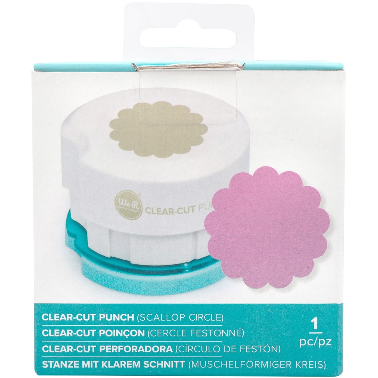 We R Memory Keepers&#xAE; 2&#x22; Scallop Circle Clear-Cut Punch